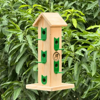 Wooden Food Feeder- Large